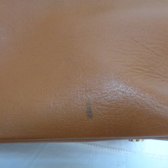 ASPINAL of LONDON 11.5" midi Tote Bag Smooth Tan Leather - Picture 9 of 12